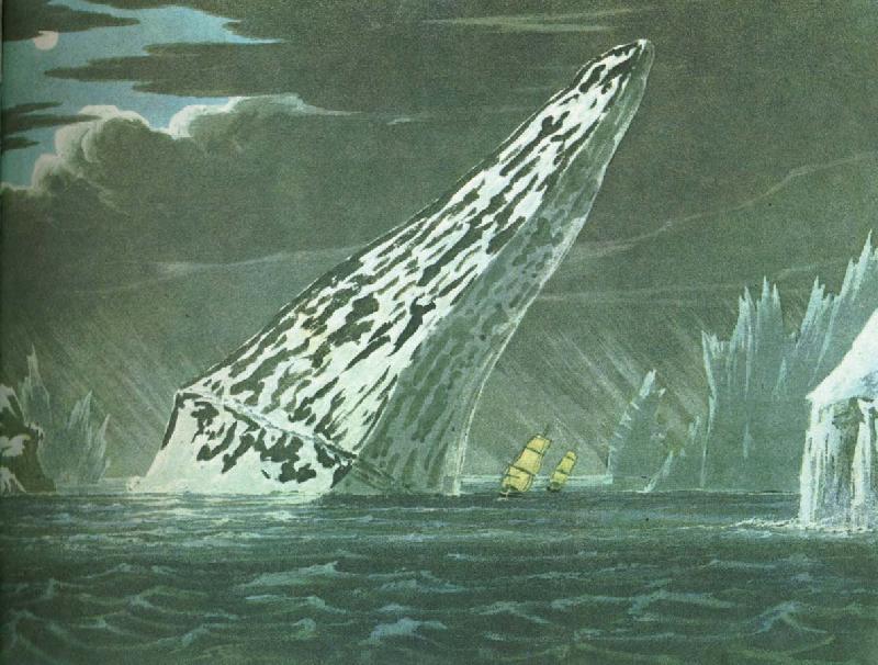 william r clark da fohn ross sokte efter norduastpassagen 1818 motte han sadana har isberg i baffinbukten oil painting picture